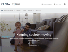 Tablet Screenshot of capita-one.co.uk